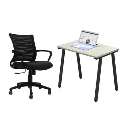 Combo 33, Chair And Table, Table Chair Combo, Chair, Table, Office Table, Office Chair, Ergo Space Furniture