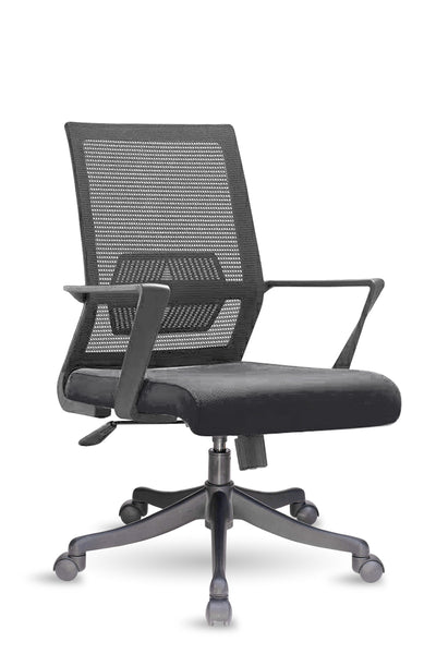 Alpha Chair MB, Chair, Mesh Chair, Black Chair, Office Chair, Ergonomic Chair, Ergo Space Furniture