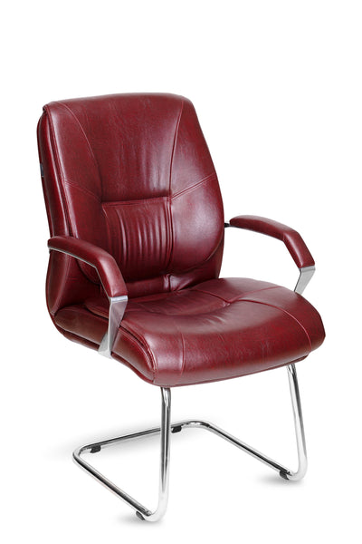 Apollo Visitor, Office Chair, Chair, Leatherite Office Chair, Leatherite Chair, Ergo Space Furniture