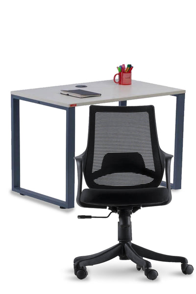 Combo 16, Chair And Table, Table Chair Combo, Chair, Table, Office Table, Office Chair, Ergo Space Furniture