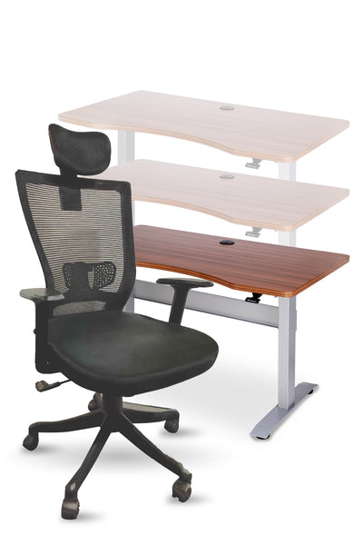 Combo 7, Chair And Table, Table Chair Combo, Chair, Table, Office Table, Office Chair, Ergo Space Furniture