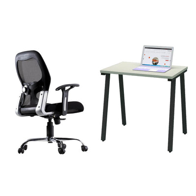 Chair and office table combo, Office chair, Office table , Chair, Table, Ergo Space Furniture