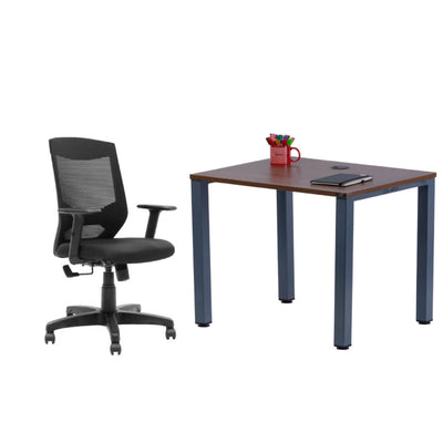 Combo 24, Chair And Table, Table Chair Combo, Chair, Table, Office Table, Office Chair, Ergo Space Furniture
