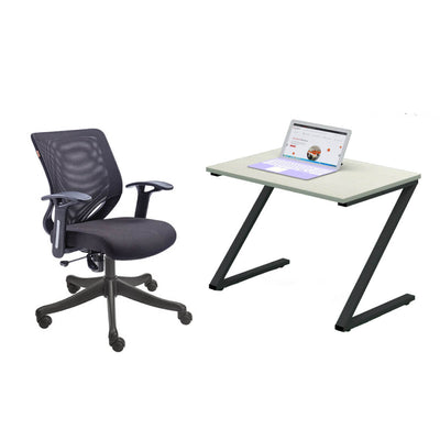 Chair and office table combo, Office chair, Office table , ERGO SPACE, , Chair, Table, Ergo Space Furniture